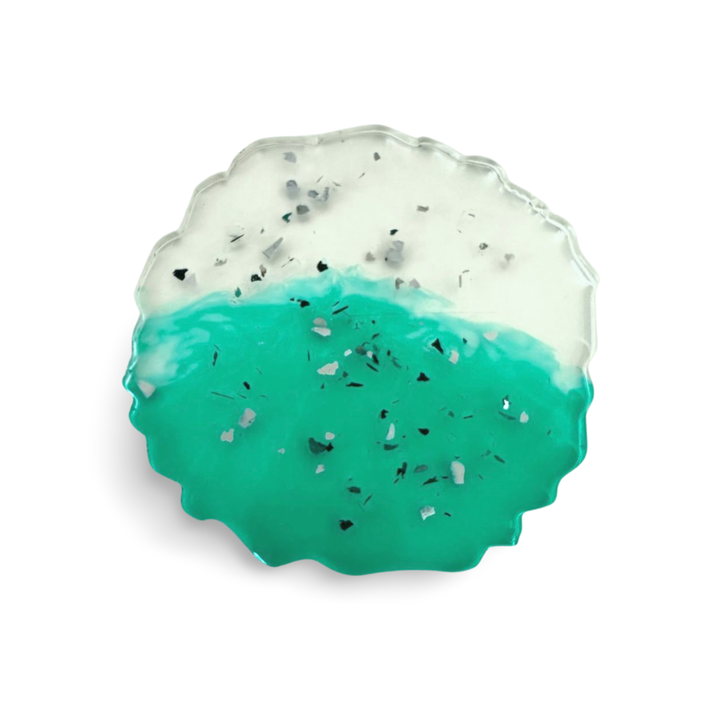 Untersetzer im stilvollen Design aus handgefertigten Resin