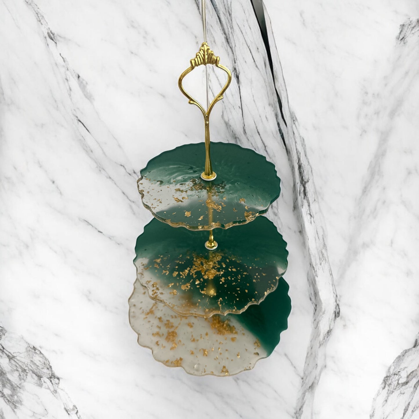 Etagere aus handgefertigten Resin - Eine Bühne für Ihre Köstlichkeiten
