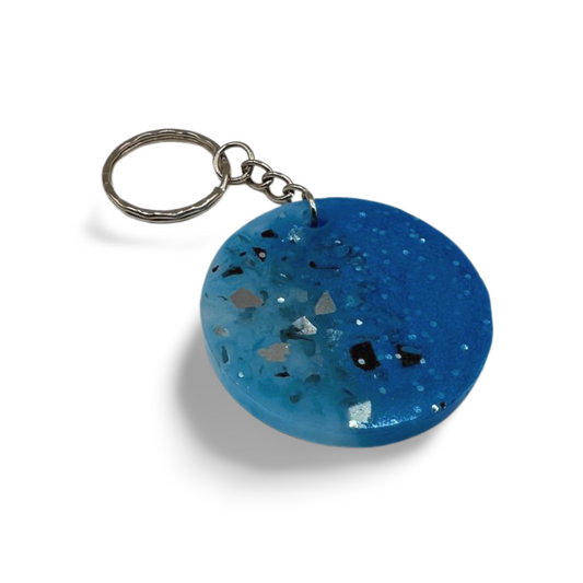 Runder Schlüssel/Autospiegelanhänger aus handgefertigten Resin