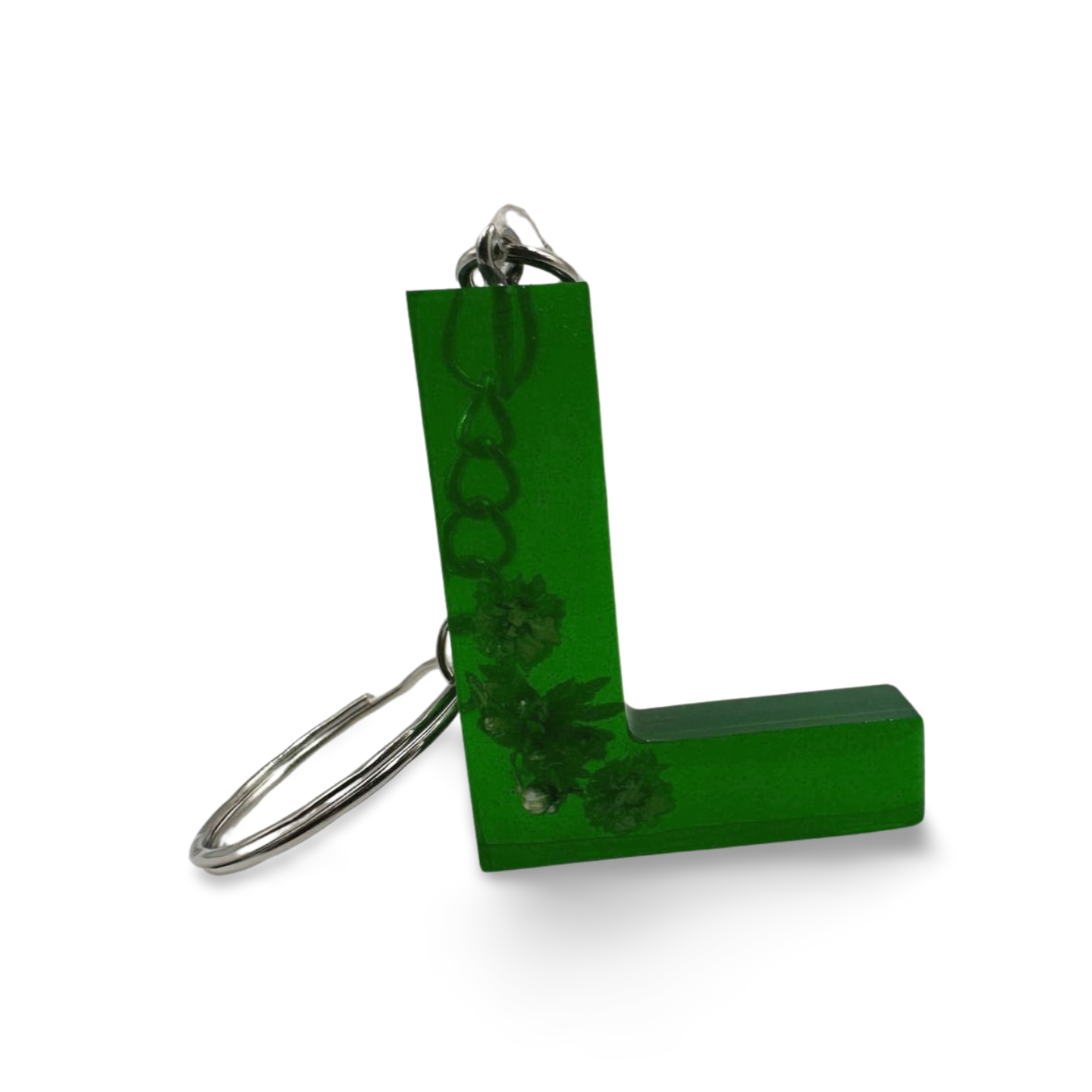 Buchstaben Schlüssel/Autospiegelanhänger aus handgefertigten Resin