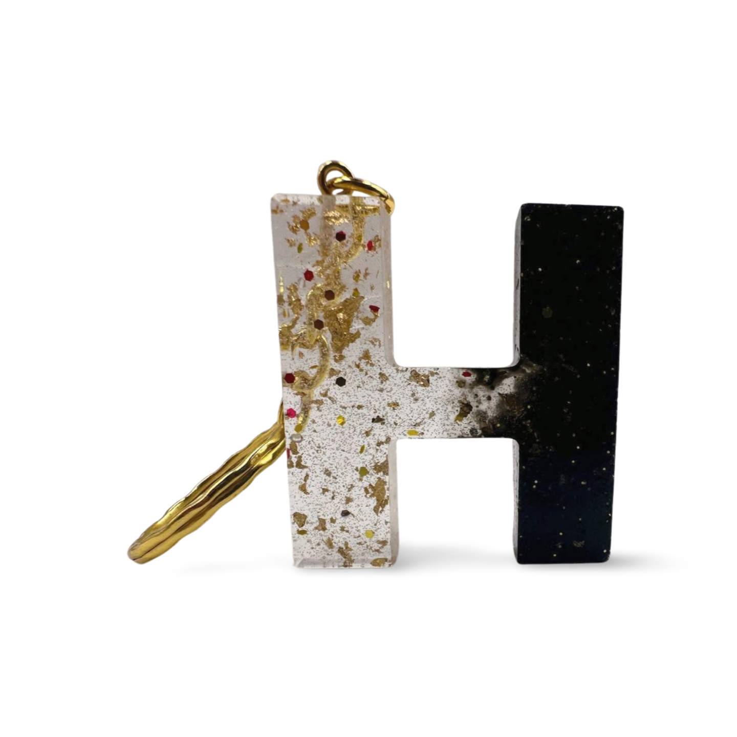 Buchstaben Schlüssel/Autospiegelanhänger aus handgefertigten Resin